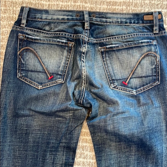 Women’s GUESS Premium Dark Blue Denim Jeans - Picture 5 of 7